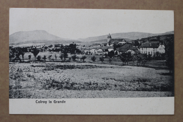 Ansichtskarte AK Colroy la Grande 1910-1920 Häuser Kirche Felder Ortsansicht Frankreich France 88 Vosges
